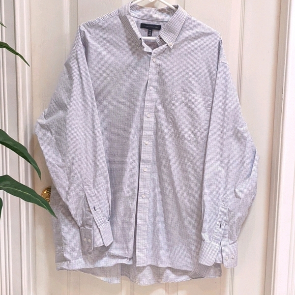 Tommy Hilfiger Men's Long Sleeve Button Down Sz 18 - Picture 1 of 7